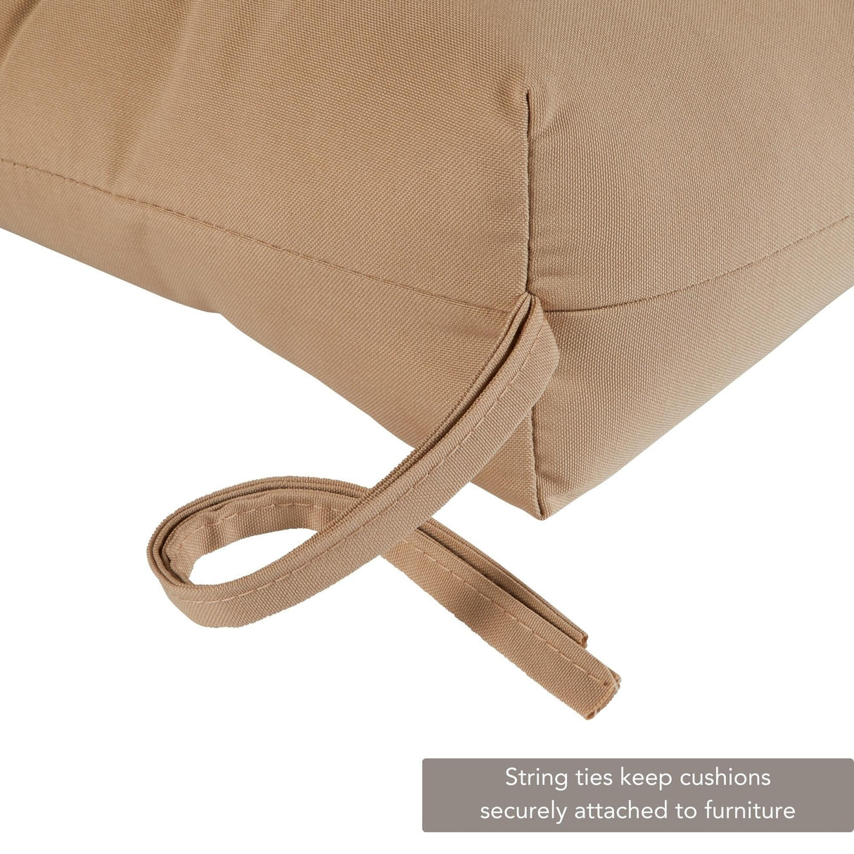 Solid Color 22x44-inch Outdoor High Back Chair Cushion (Cushion Only)
