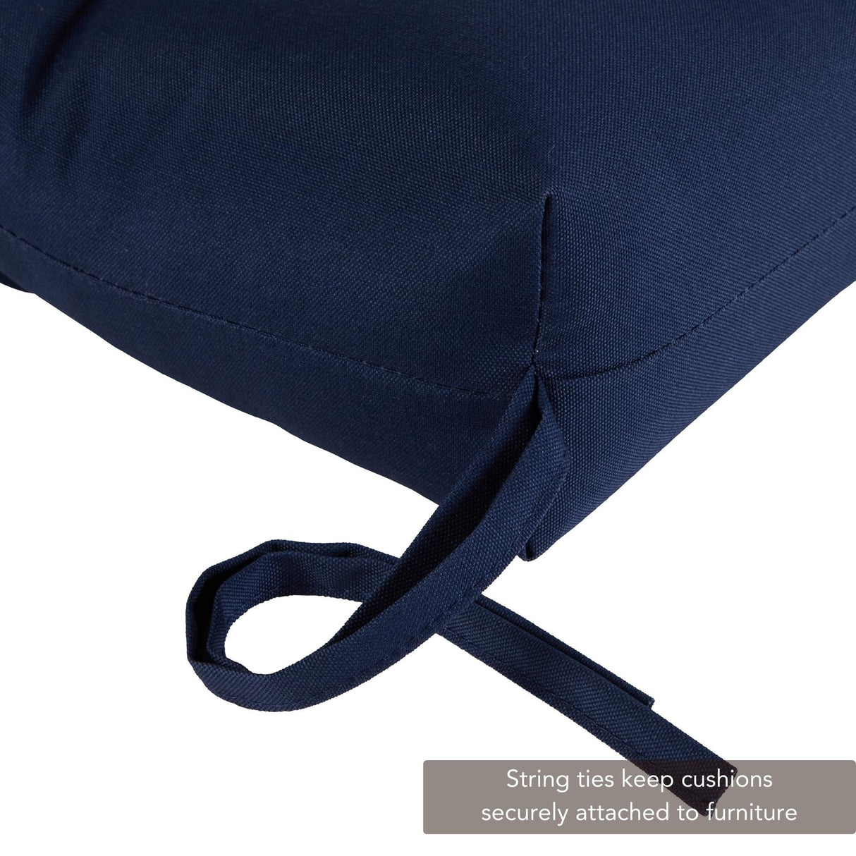 Solid Color 22x44-inch Outdoor High Back Chair Cushion (Cushion Only)