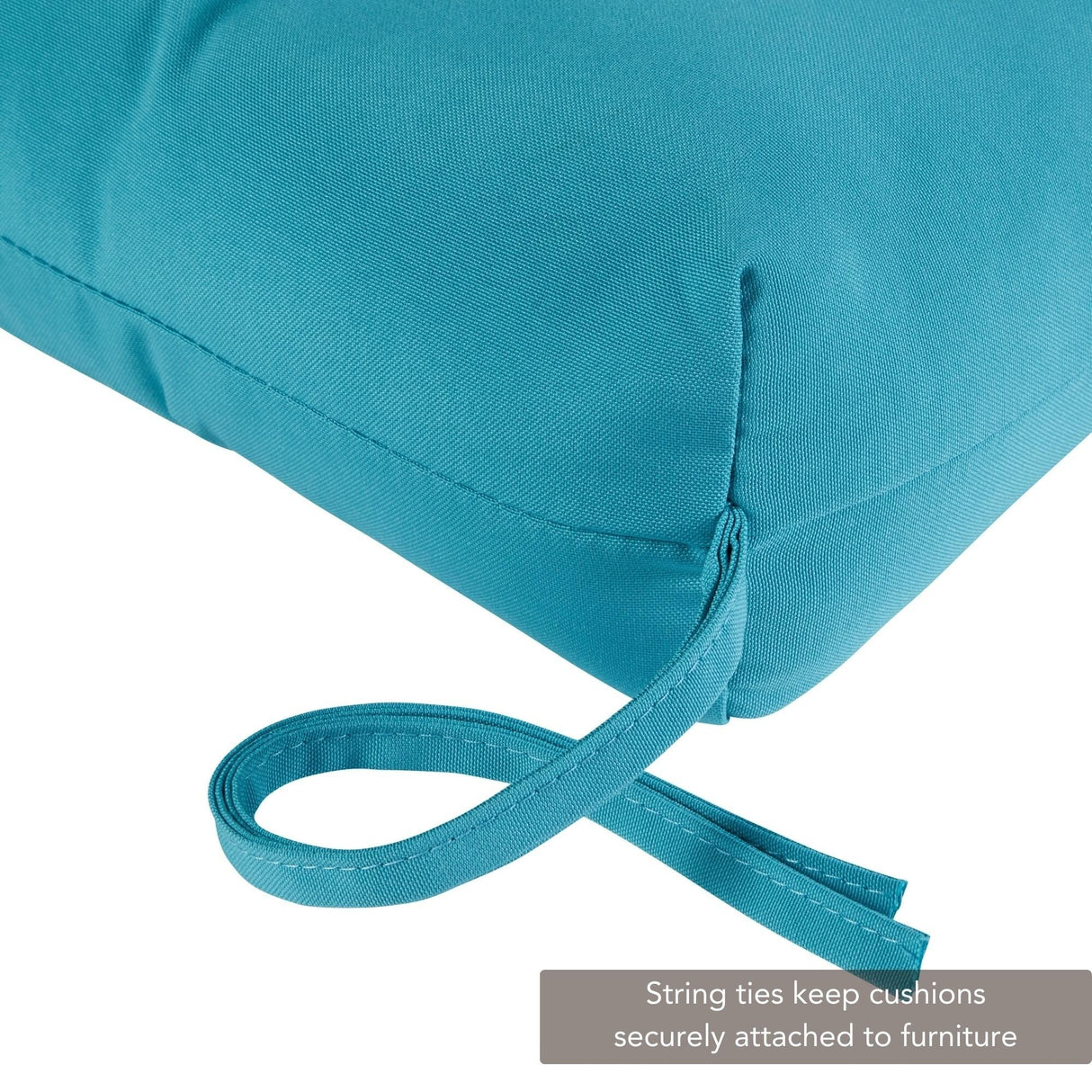 Solid Color 22x44-inch Outdoor High Back Chair Cushion (Cushion Only)