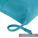 Solid Color 22x44-inch Outdoor High Back Chair Cushion (Cushion Only)