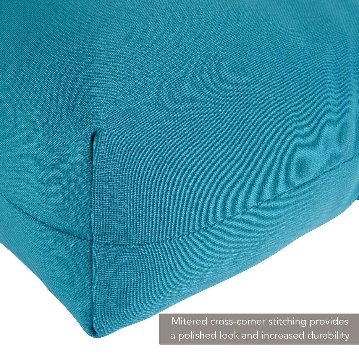 Solid Color 22x44-inch Outdoor High Back Chair Cushion (Cushion Only)
