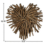 Driftwood Hearts - Wall Decor Wooden Heart, Drift Wood Wall Art Pieces