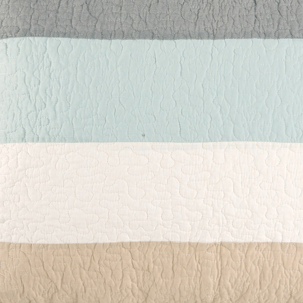 Driftwood Shores Coastal Cotton 3 Piece Quilt Set - Twin 2 Piece