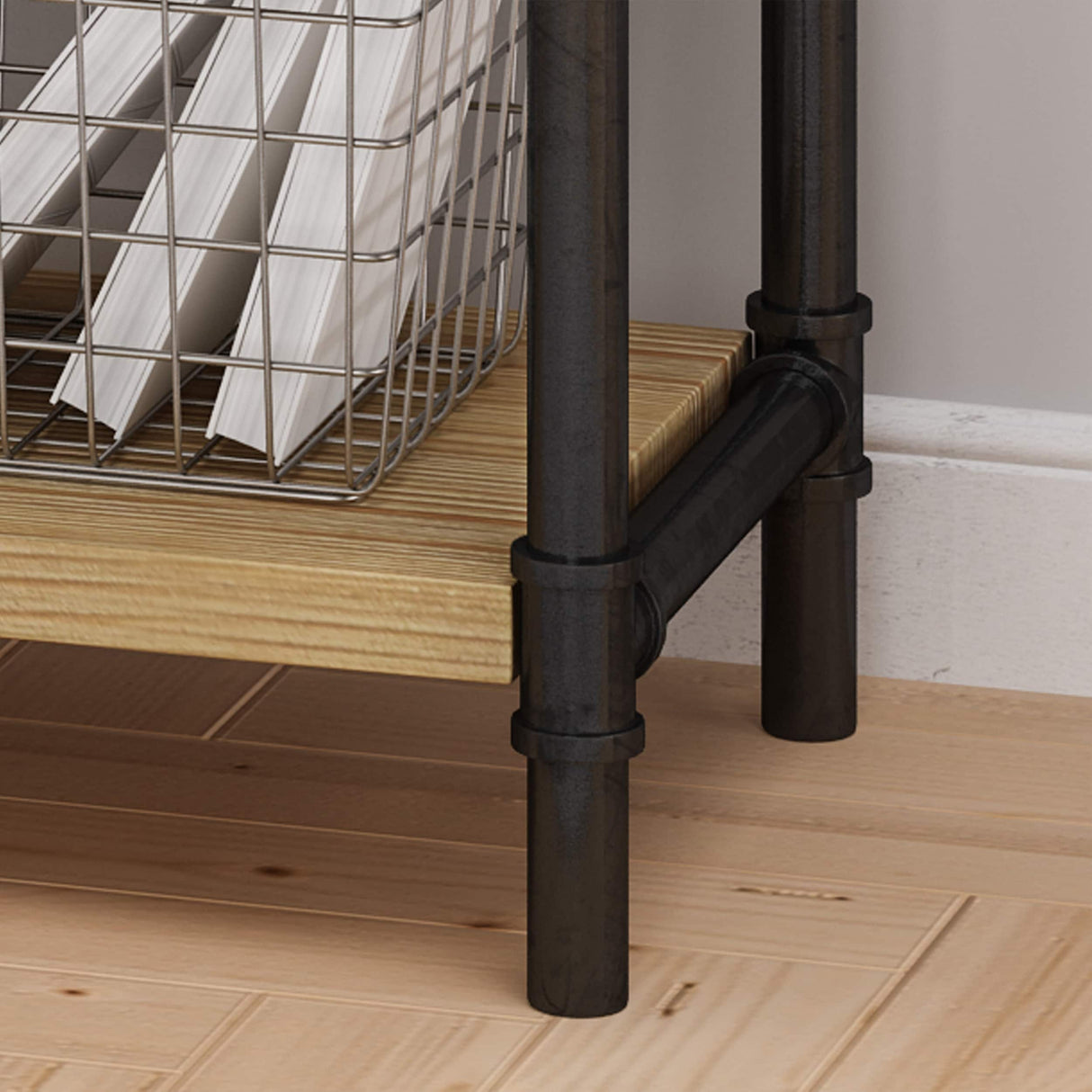 Driscoe Industrial Fir Wood Bookcase by Christopher Knight Home - 24.00" W x 12.00" D x 71.00" H