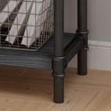 Driscoe Industrial Fir Wood Bookcase by Christopher Knight Home - 24.00" W x 12.00" D x 71.00" H