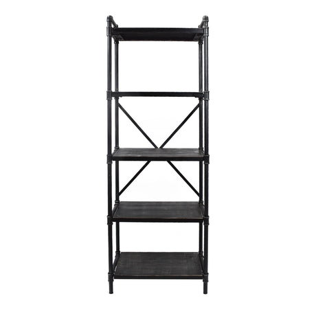 Driscoe Industrial Fir Wood Bookcase by Christopher Knight Home - 24.00" W x 12.00" D x 71.00" H
