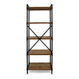 Driscoe Industrial Fir Wood Bookcase by Christopher Knight Home - 24.00" W x 12.00" D x 71.00" H