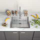 Drop-in Topmount 16 Gauge Single Bowl Stainless Steel Kitchen Sink