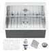 Drop-in Topmount 16 Gauge Single Bowl Stainless Steel Kitchen Sink