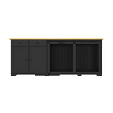 Dual-Drawer Cabinet Pet Sanctuary Contemporary Home Storage Solution