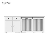 Dual-Drawer Cabinet Pet Sanctuary Contemporary Home Storage Solution