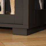 Dual-Drawer Cabinet Pet Sanctuary Contemporary Home Storage Solution