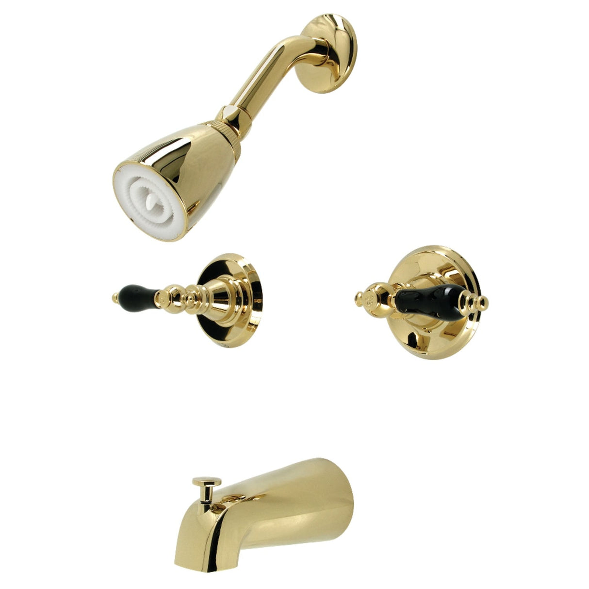 Kingston Brass Duchess Two-Handle Tub and Shower Faucet