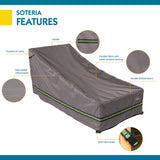 Duck Covers Soteria RainProof Patio Chaise Lounge Cover