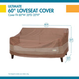 Duck Covers Ultimate Waterproof 60 Inch Patio Loveseat Cover