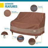 Duck Covers Ultimate Waterproof 60 Inch Patio Loveseat Cover