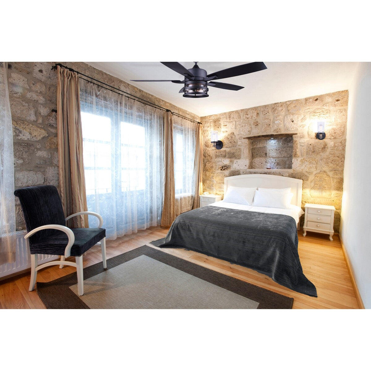 Duffy 52 inch Ceiling Fan - Matte Black
