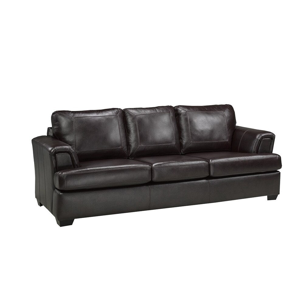 Duke Italian Leather Sofa and Two Chair Set