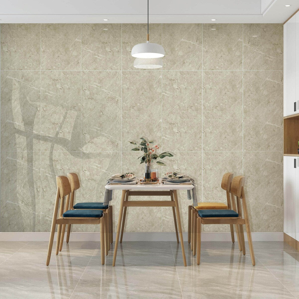 Dundee Deco 2 ft X 1 ft Peel and Stick Wall Panels in Dark Beige