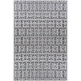 Duplicity Harbour Blue & Gray Indoor/Outdoor Area Rug