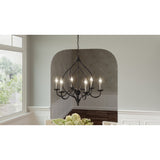 Dupont 6-Light Old Bronze Chandelier - Old Bronze