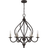 Dupont 6-Light Old Bronze Chandelier - Old Bronze