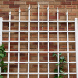 DuraTrel Winchester White Vinyl Wall Trellis