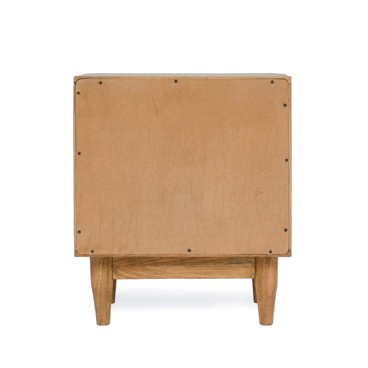 Durette Wood and Cane Nightstand Cabinet (Set of 2) by Christopher Knight Home