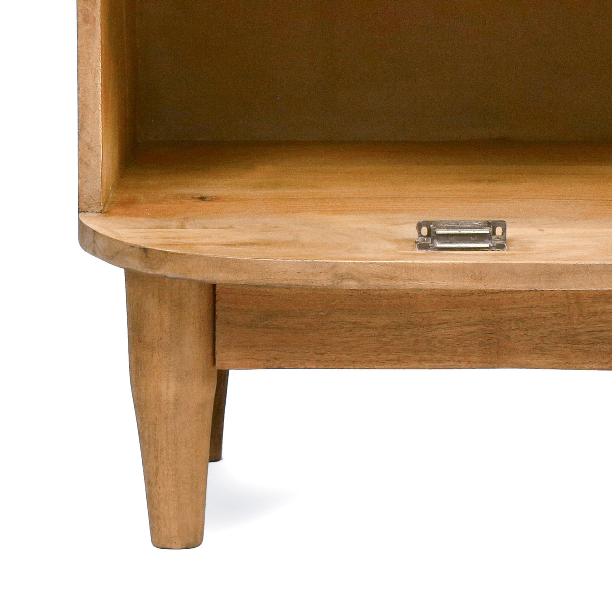 Durette Wood and Cane Nightstand Cabinet by Christopher Knight Home