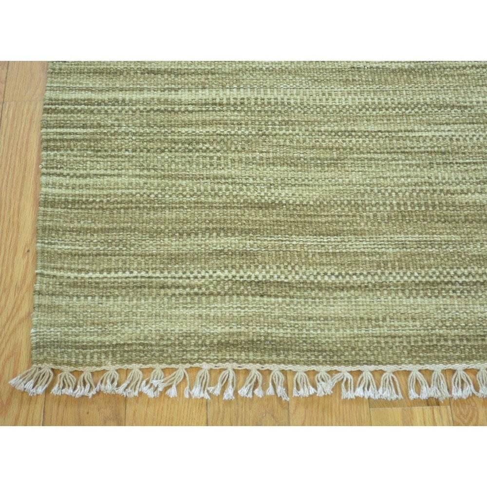 Pure Wool Durie Kilim Flatweave Hand-woven Rug (5'1 x 8'2)
