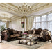 Lupa Traditional Chenille Tufted 2-Piece Sofa Set by Furniture of America