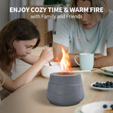 Durx-litecrete Concrete Tabletop Fireplace, Rubbing Alcohol Fire Bowl