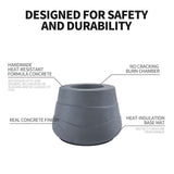 Durx-litecrete Concrete Tabletop Fireplace, Rubbing Alcohol Fire Bowl