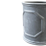 Durx-litecrete Lightweight Concrete British Frame Cylinder Granite Color Planter-Extra Large - 9.8'x9.8'x9.8'