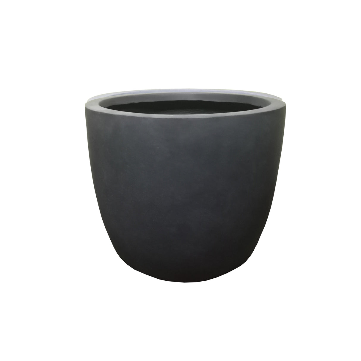 Durx-litecrete Lightweight Concrete Modern Seamless Round Cement Color Planter-Small - 9.8'x9.8'x9.1'