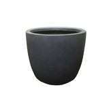Durx-litecrete Lightweight Concrete Modern Seamless Round Cement Color Planter-Small - 9.8'x9.8'x9.1'