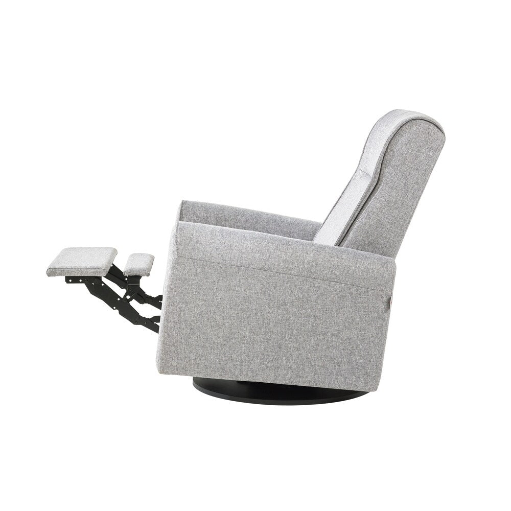 Dutailier Nolita Upholstered Pebble Grey Glider-Recliner