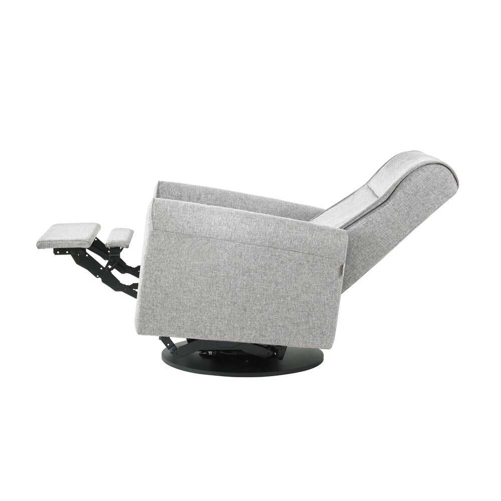Dutailier Nolita Upholstered Pebble Grey Glider-Recliner