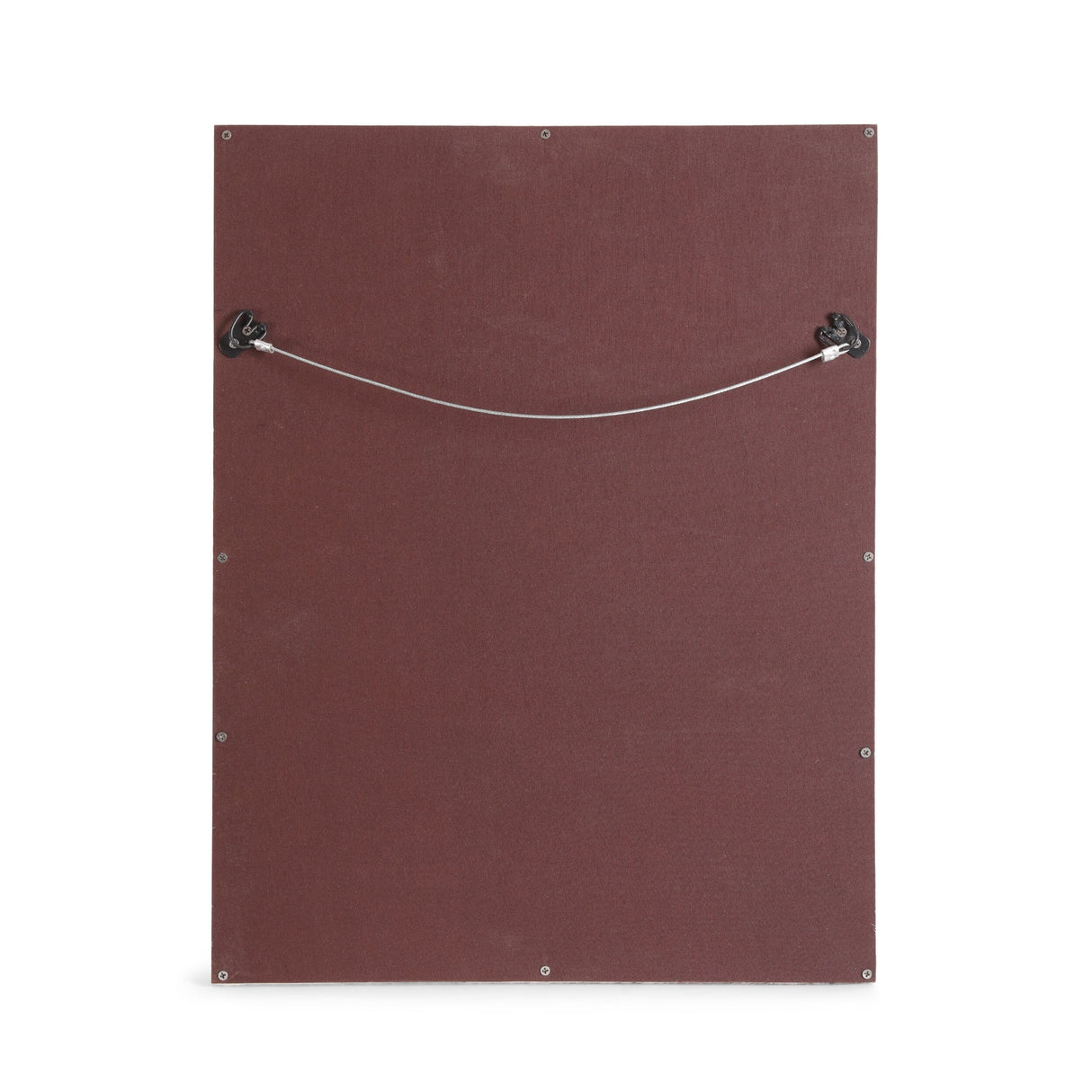 Dyar Indoor Leather Handcrafted Studded Rectangular Wall Mirror by Christopher Knight Home