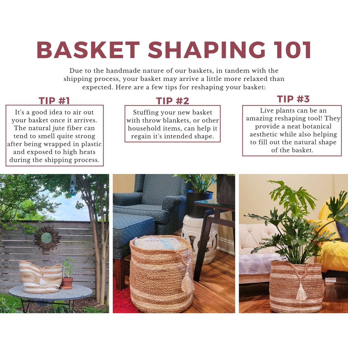 Sevita Dyed Navy and Natural Jute Basket - 17" x 17" x 15"