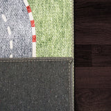 Dynamic Rugs Kidz Ivory/Multi Polyester Children's Area Rug