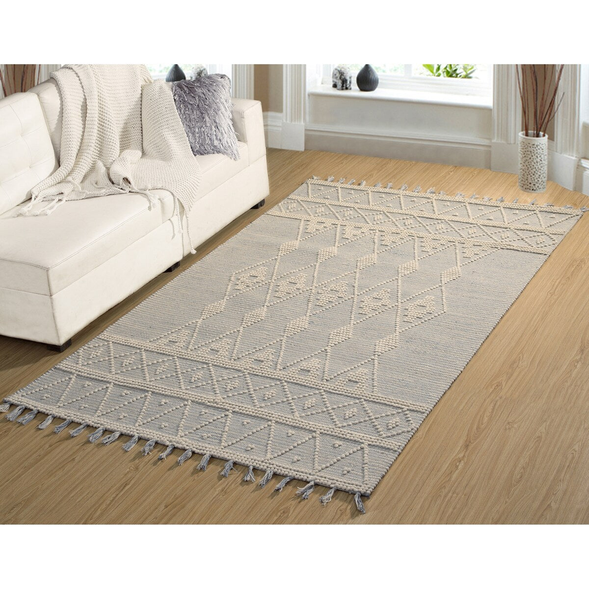 Dynamic Rugs Liberty Modern Handmade Area Rug - 2" X 3'6"