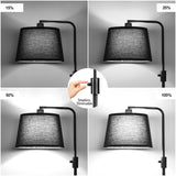 【Upgraded】 Dimmable Floor Lamp,1000 Lumens LED Edison Bulb Included,Arc Floor Lamps for Living Room Modern Standing Lamp