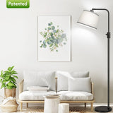 【Upgraded】 Dimmable Floor Lamp,1000 Lumens LED Edison Bulb Included,Arc Floor Lamps for Living Room Modern Standing Lamp