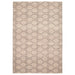 ECARPETGALLERY Braid weave Sienna Brown Wool Rug - 5'2 x 7'7