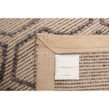 ECARPETGALLERY Braid weave Sienna Brown Wool Rug - 5'2 x 7'7
