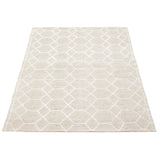 ECARPETGALLERY Braid weave Sienna Brown Wool Rug - 5'1 x 7'7