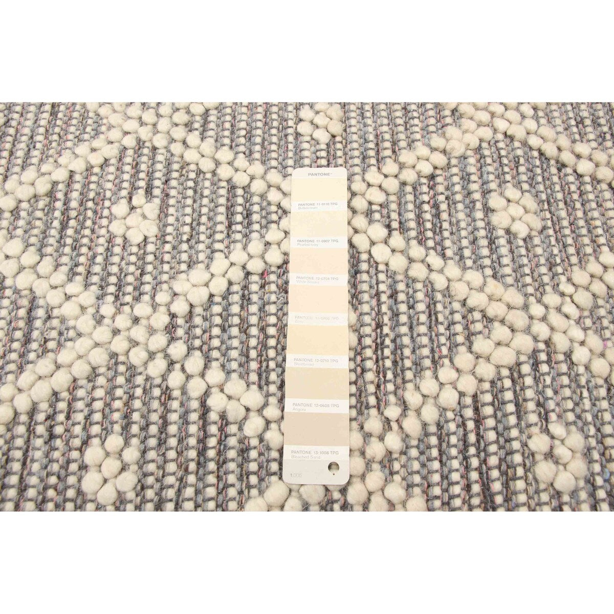 ECARPETGALLERY Braid weave Sienna Cream Wool Rug - 6'1 x 9'0