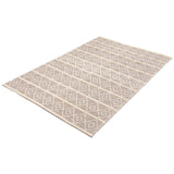 ECARPETGALLERY Braid weave Sienna Taupe Wool Rug - 6'0 x 9'1