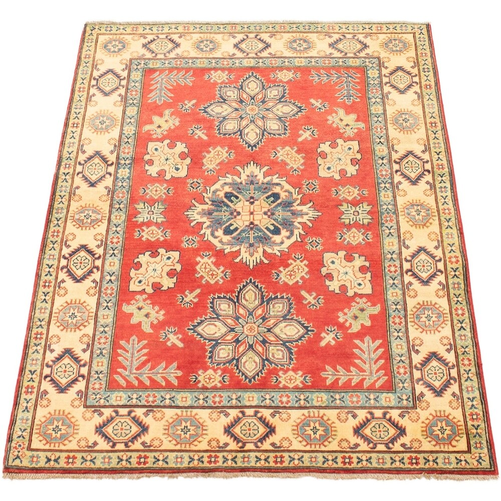 ECARPETGALLERY Finest Gazni Copper, Cream Rug - 4'11 x 6'8